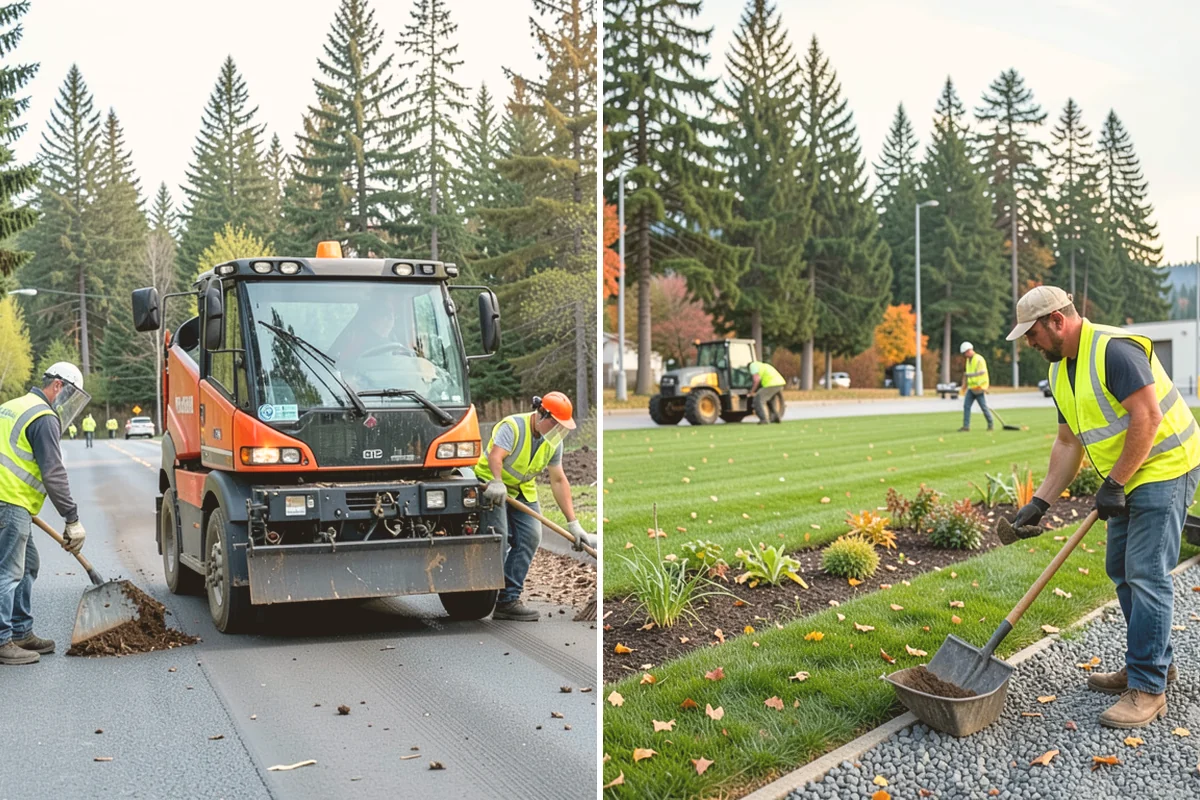 Street Name Sign Installation in Mount Vernon, Skagit County, WA - Confirm naming, sheeting grade, and mounting standard with staff