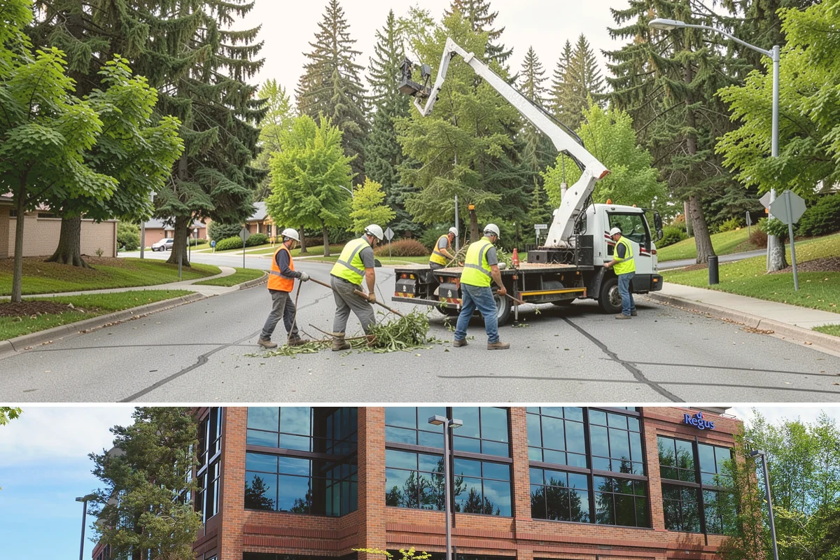 Street Name Sign Installation in Mountlake Terrace, Snohomish County, WA - Sign installation proceeds year-round in Western Washington, though post setting is easier outside prolonged winter saturation.