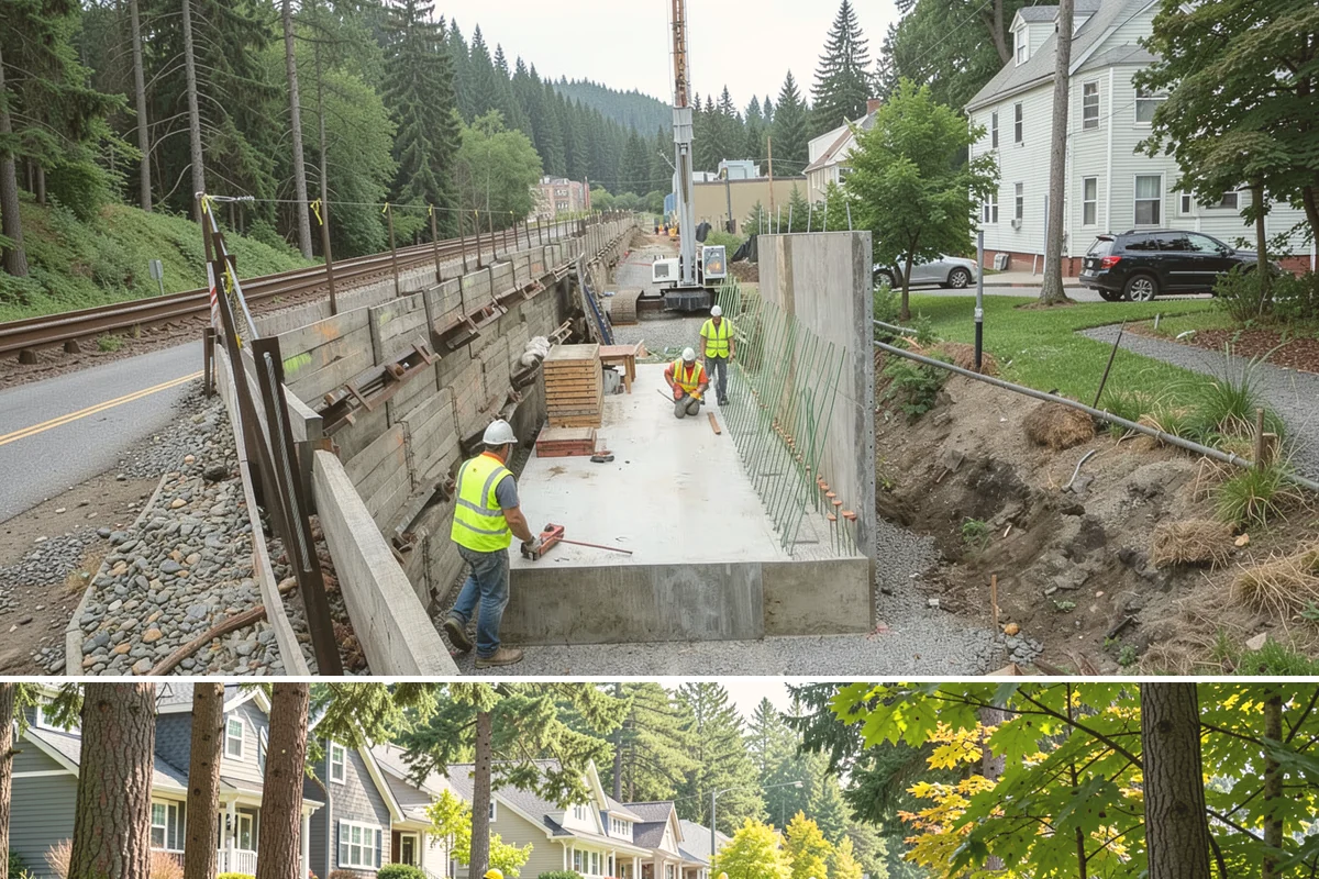 Street Name Sign Installation in Normandy Park, King County, WA - Sign installation proceeds year-round in Western Washington, though post setting is easier outside prolonged winter saturation.