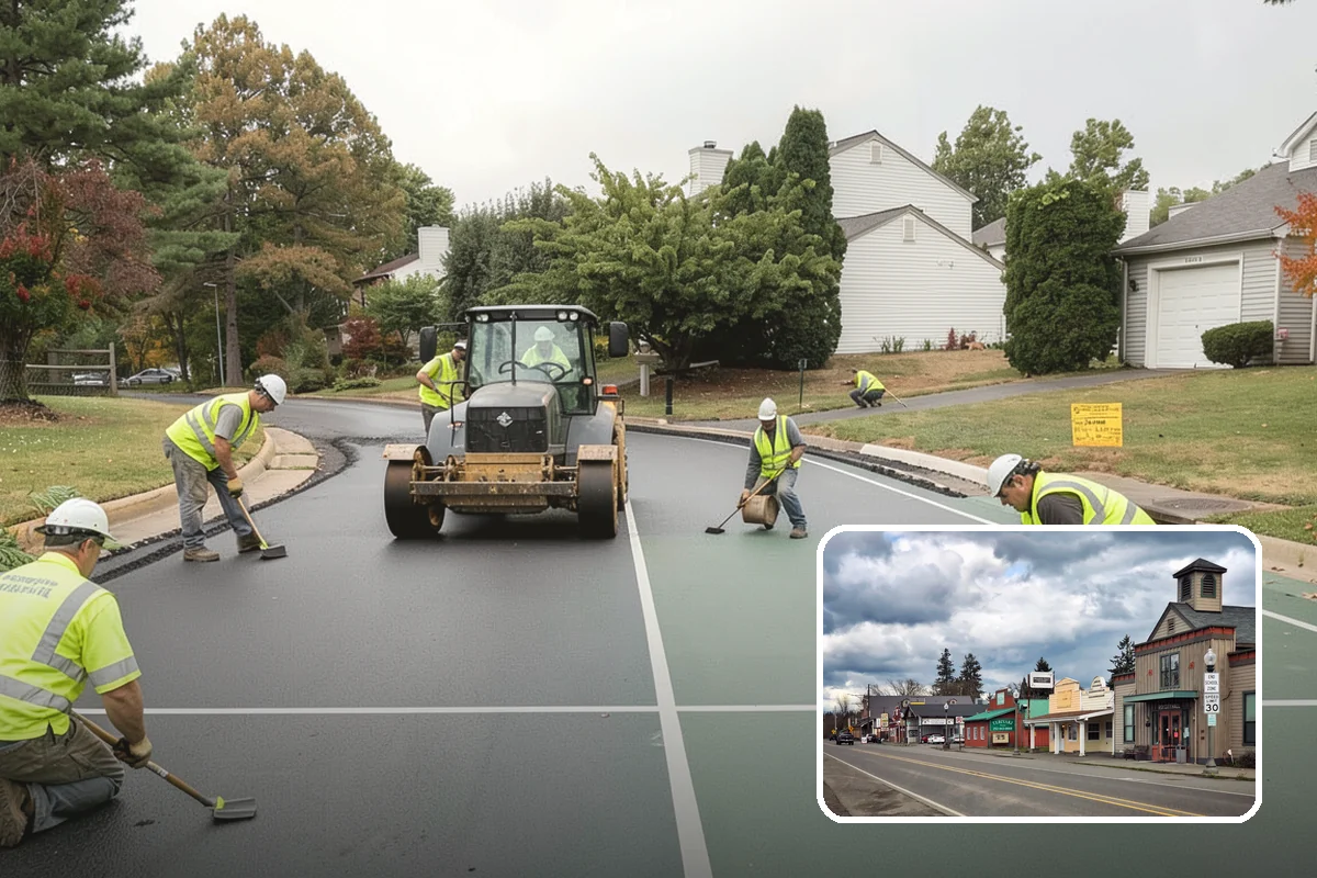 Street Name Sign Installation in Roy, Pierce County, WA - Brings street name signage into MUTCD and retroreflectivity compliance