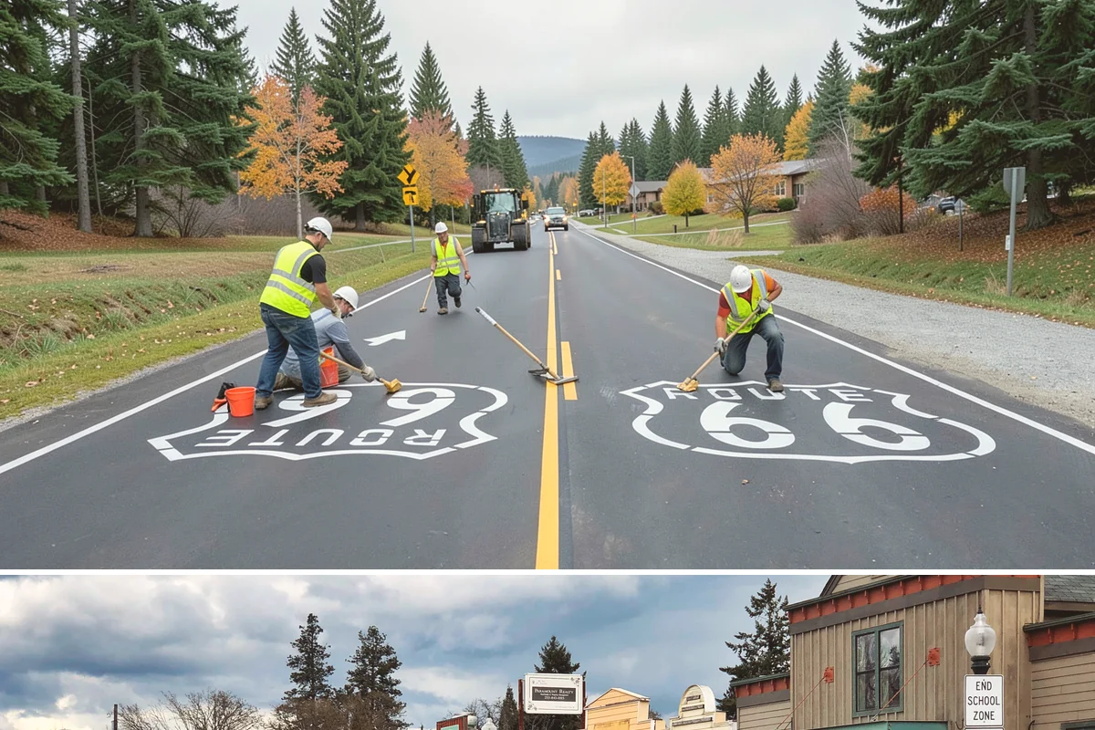 Street Name Sign Installation in Roy, Pierce County, WA - Sign installation proceeds year-round in Western Washington, though post setting is easier outside prolonged winter saturation.