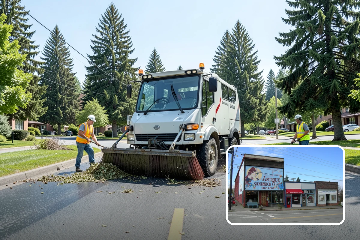 Street Name Sign Installation in Ruston, Pierce County, WA - Brings street name signage into MUTCD and retroreflectivity compliance
