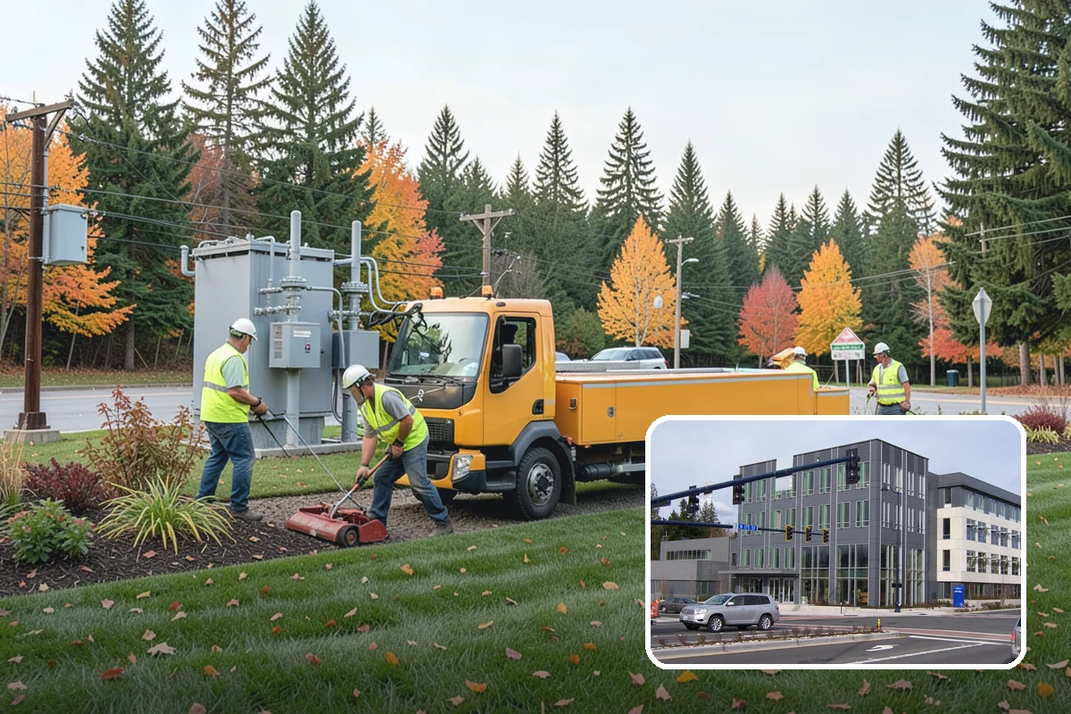 Street Name Sign Installation in Shoreline, King County, WA - Brings street name signage into MUTCD and retroreflectivity compliance