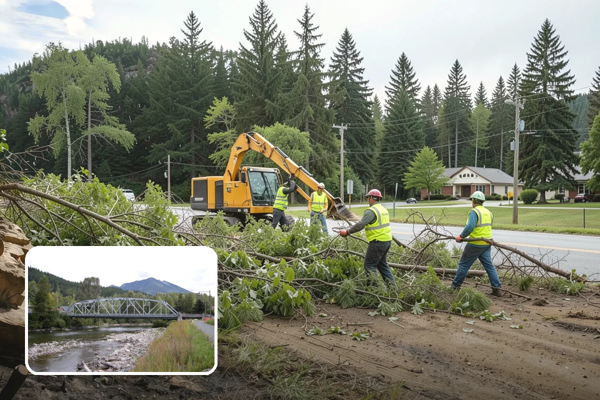 Street Name Sign Installation in Skykomish, King County, WA - Brings street name signage into MUTCD and retroreflectivity compliance