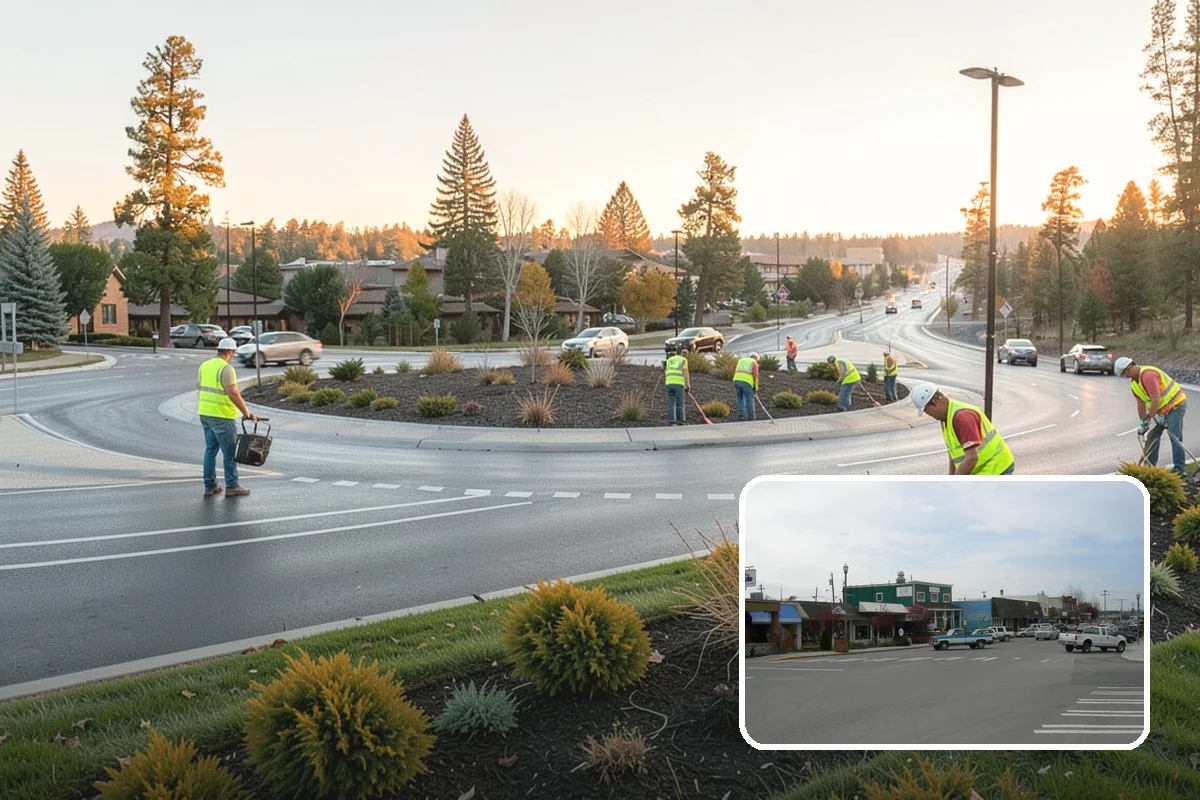 Street Name Sign Installation in Stanwood, Snohomish County, WA - Brings street name signage into MUTCD and retroreflectivity compliance