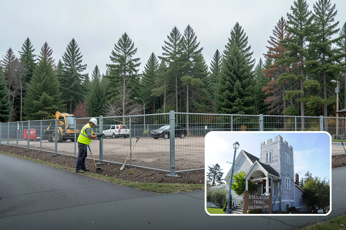 Street Name Sign Installation in Steilacoom, Pierce County, WA - Brings street name signage into MUTCD and retroreflectivity compliance