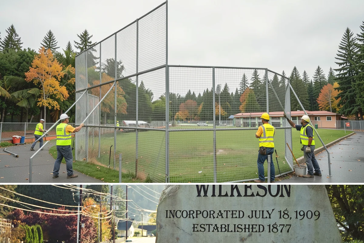 Street Name Sign Installation in Wilkeson, Pierce County, WA - Sign installation proceeds year-round in Western Washington, though post setting is easier outside prolonged winter saturation.