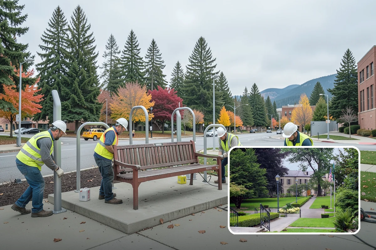 Street Name Sign Installation in Woodinville, King County, WA - Brings street name signage into MUTCD and retroreflectivity compliance