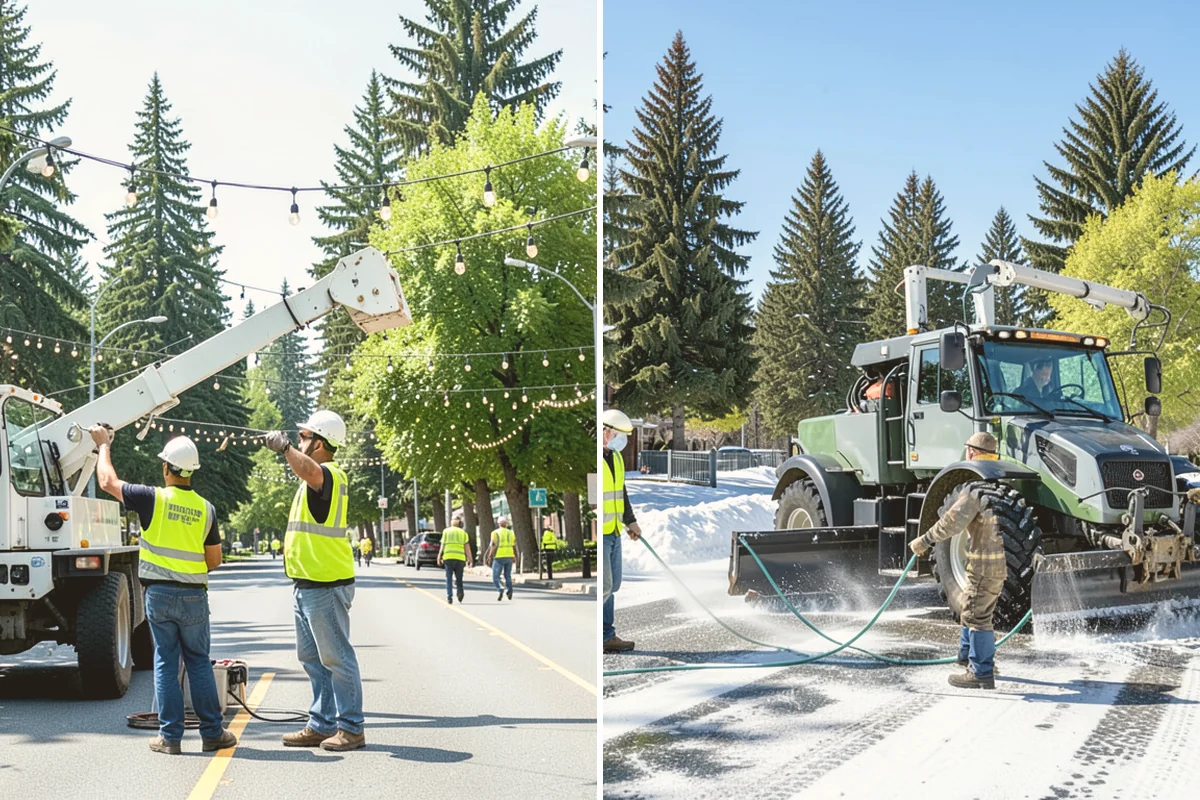 Street Sweeping in Algona, King County, WA - Establish routes and sweeping frequency