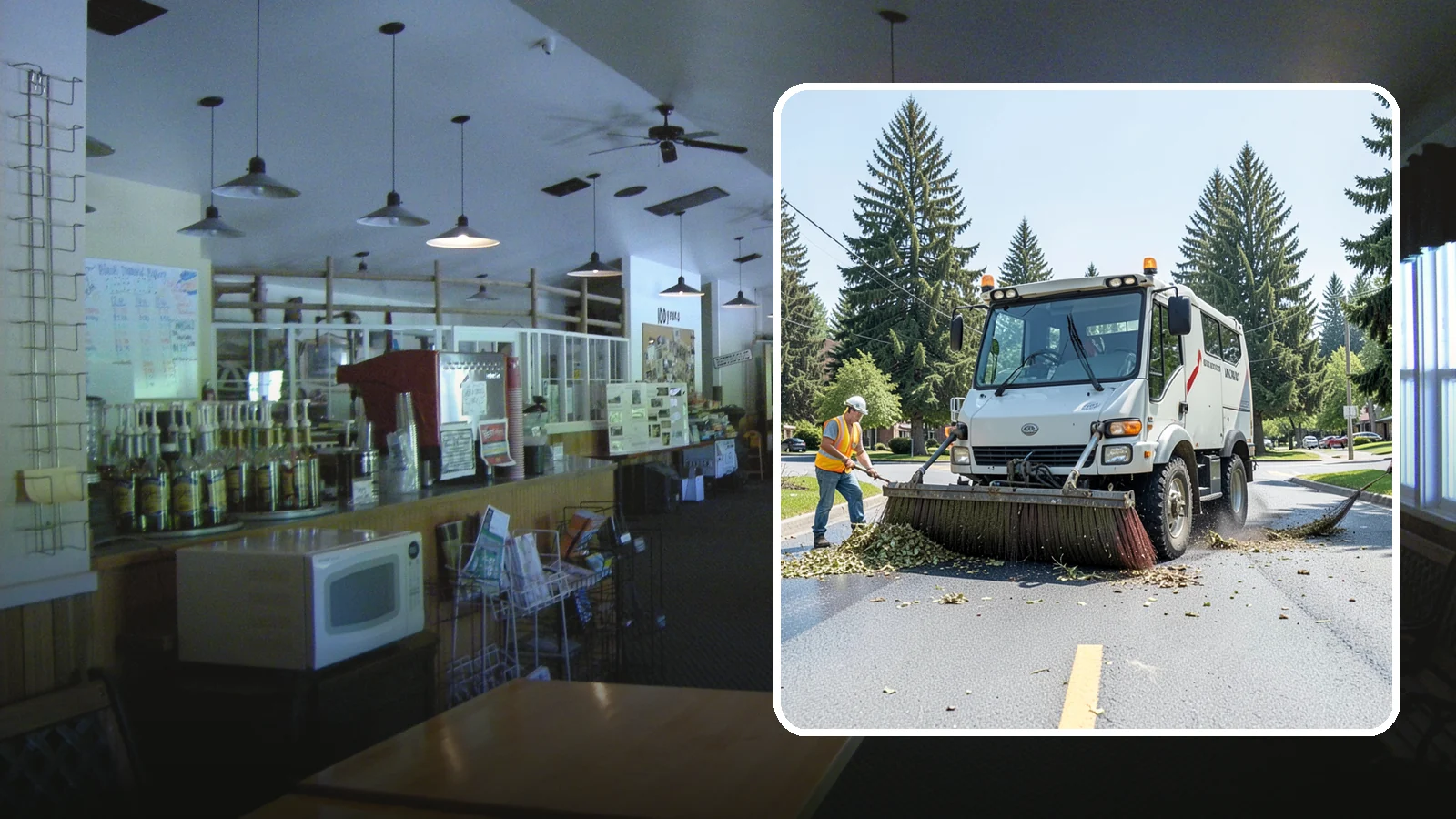 Street Sweeping in Black Diamond, King County, WA - Routine and route-based mechanical sweeping of municipal streets and arterials.