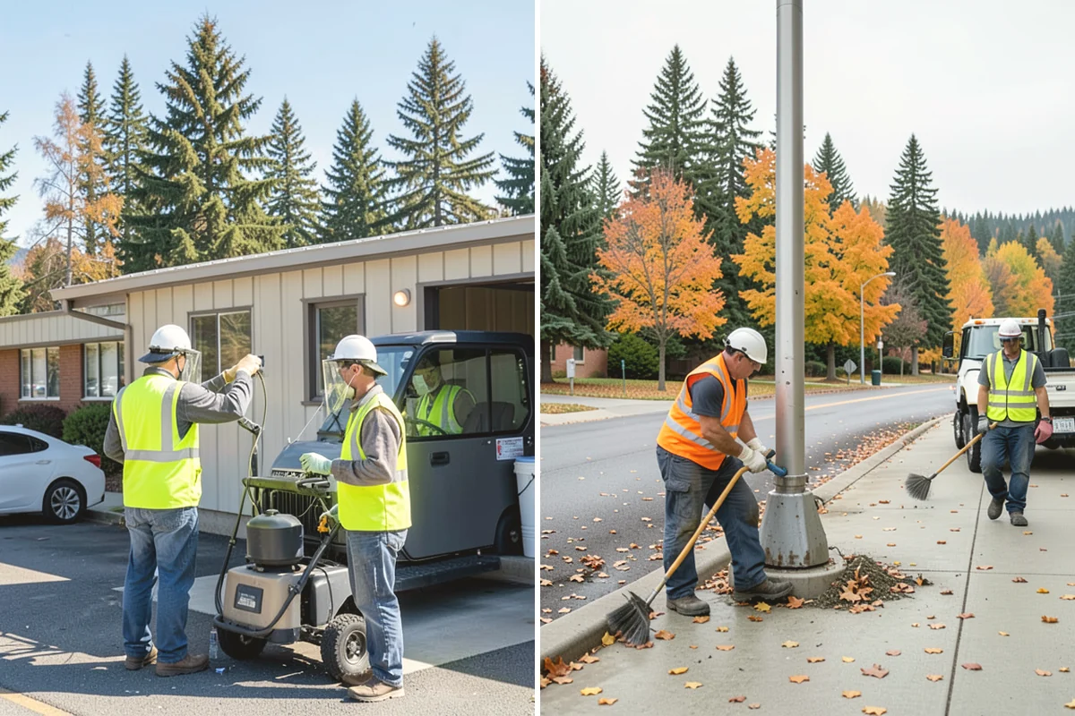 Street Sweeping in Black Diamond, King County, WA - Establish routes and sweeping frequency