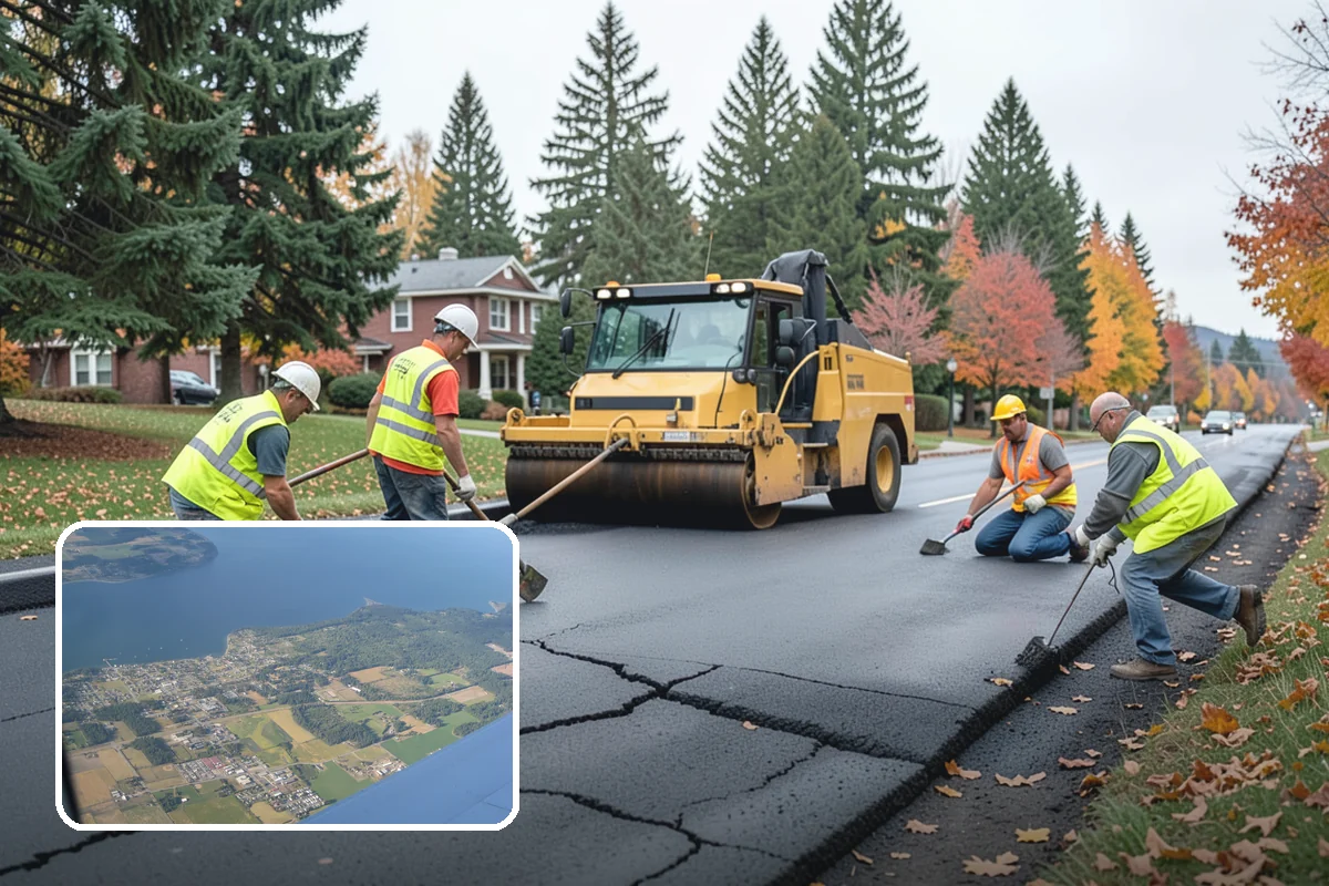Street Sweeping in Coupeville, Island County, WA - Cleaner streets and storm inlets