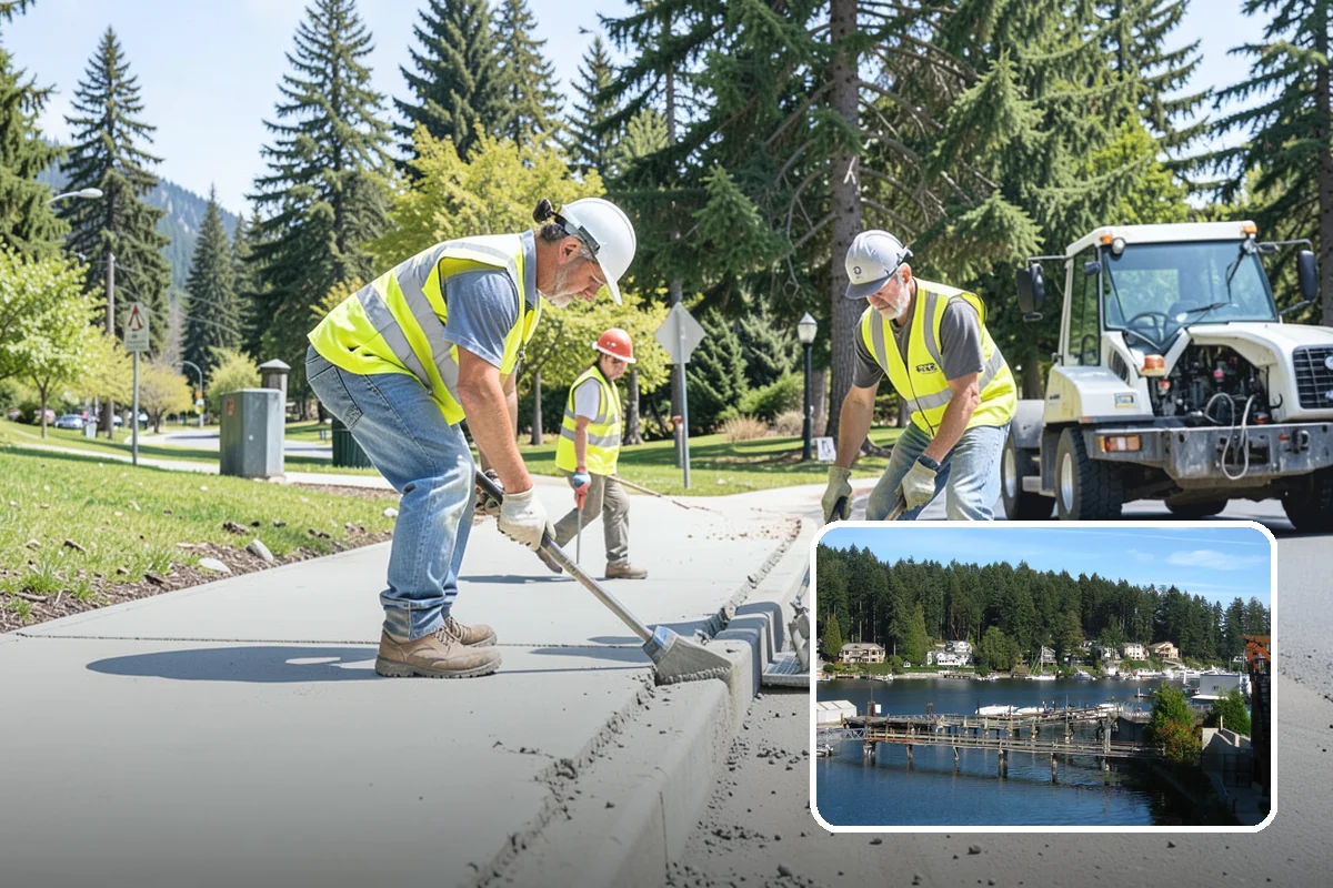 Street Sweeping in Gig Harbor, Pierce County, WA - Cleaner streets and storm inlets