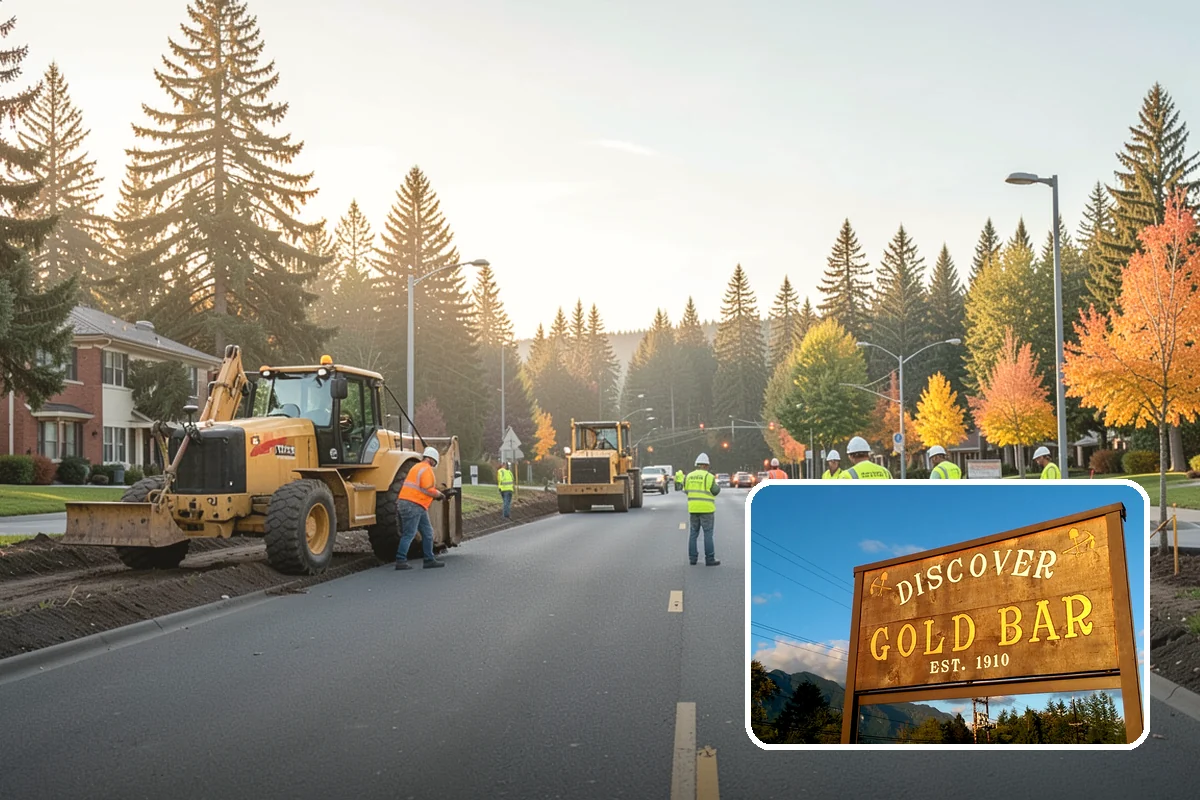 Street Sweeping in Gold Bar, Snohomish County, WA - Cleaner streets and storm inlets