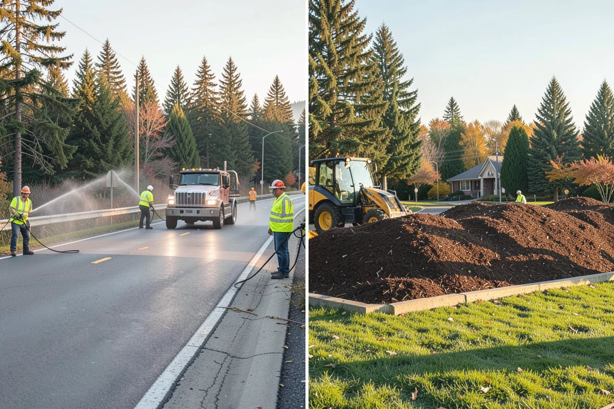 Street Sweeping in Gold Bar, Snohomish County, WA - Establish routes and sweeping frequency