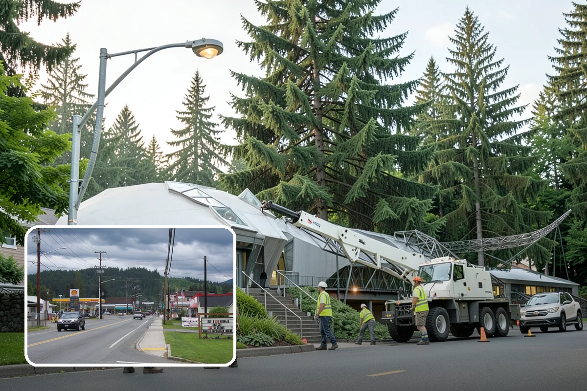 Street Sweeping in Granite Falls, Snohomish County, WA - Cleaner streets and storm inlets