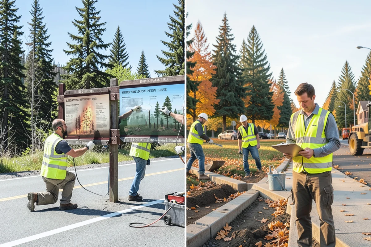 Street Sweeping in Hamilton, Skagit County, WA - Establish routes and sweeping frequency