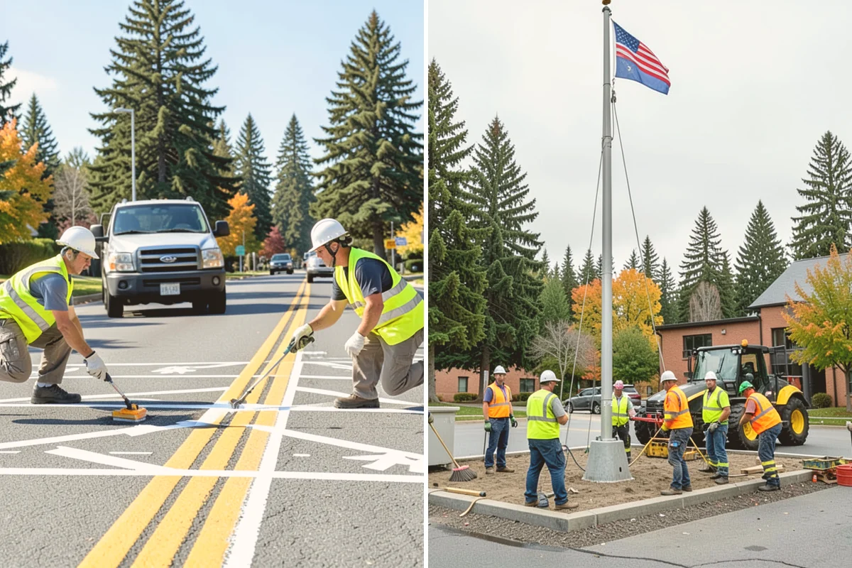 Street Sweeping in Kent, King County, WA - Establish routes and sweeping frequency
