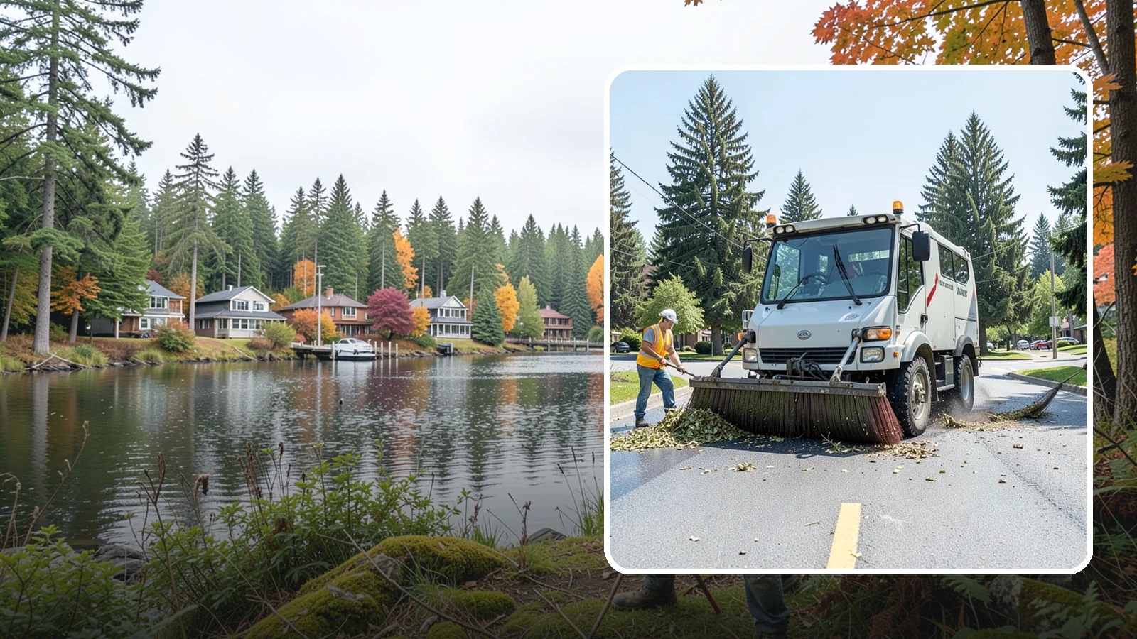 Street Sweeping in La Conner, Skagit County, WA - Routine and route-based mechanical sweeping of municipal streets and arterials.