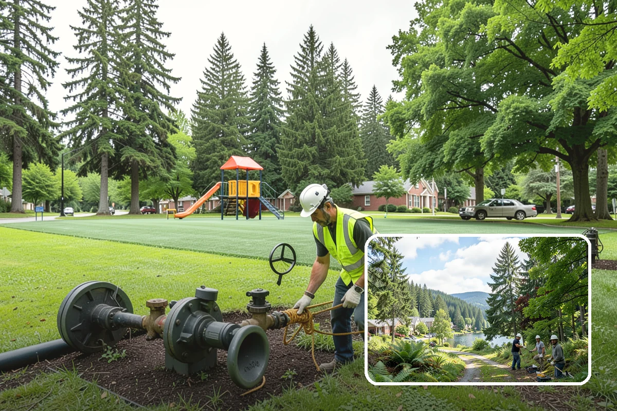 Street Sweeping in Lake Forest Park, King County, WA - Cleaner streets and storm inlets