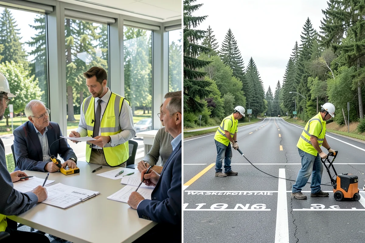 Street Sweeping in Lake Forest Park, King County, WA - Establish routes and sweeping frequency