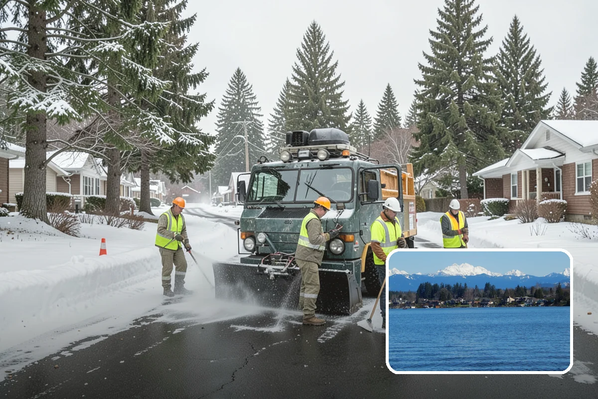 Street Sweeping in Lake Stevens, Snohomish County, WA - Cleaner streets and storm inlets