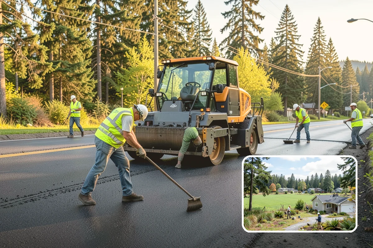 Street Sweeping in Lyman, Skagit County, WA - Cleaner streets and storm inlets