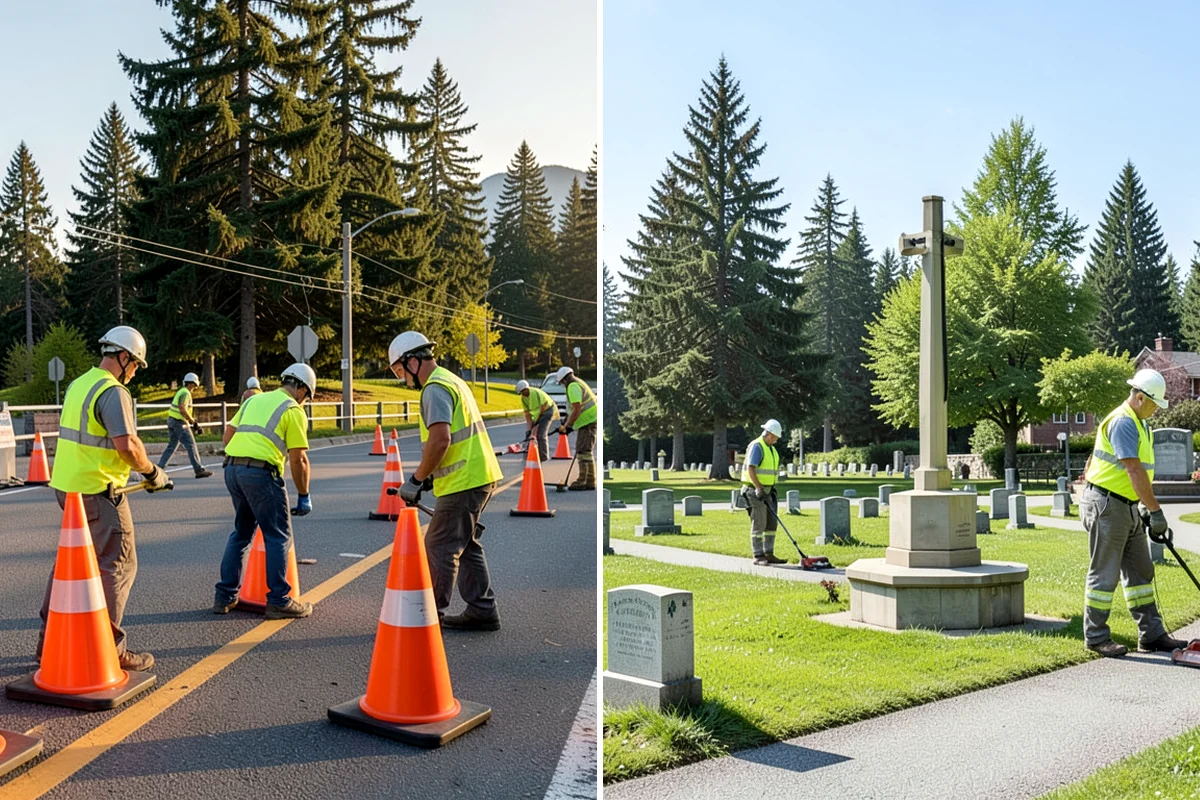 Street Sweeping in Lyman, Skagit County, WA - Establish routes and sweeping frequency