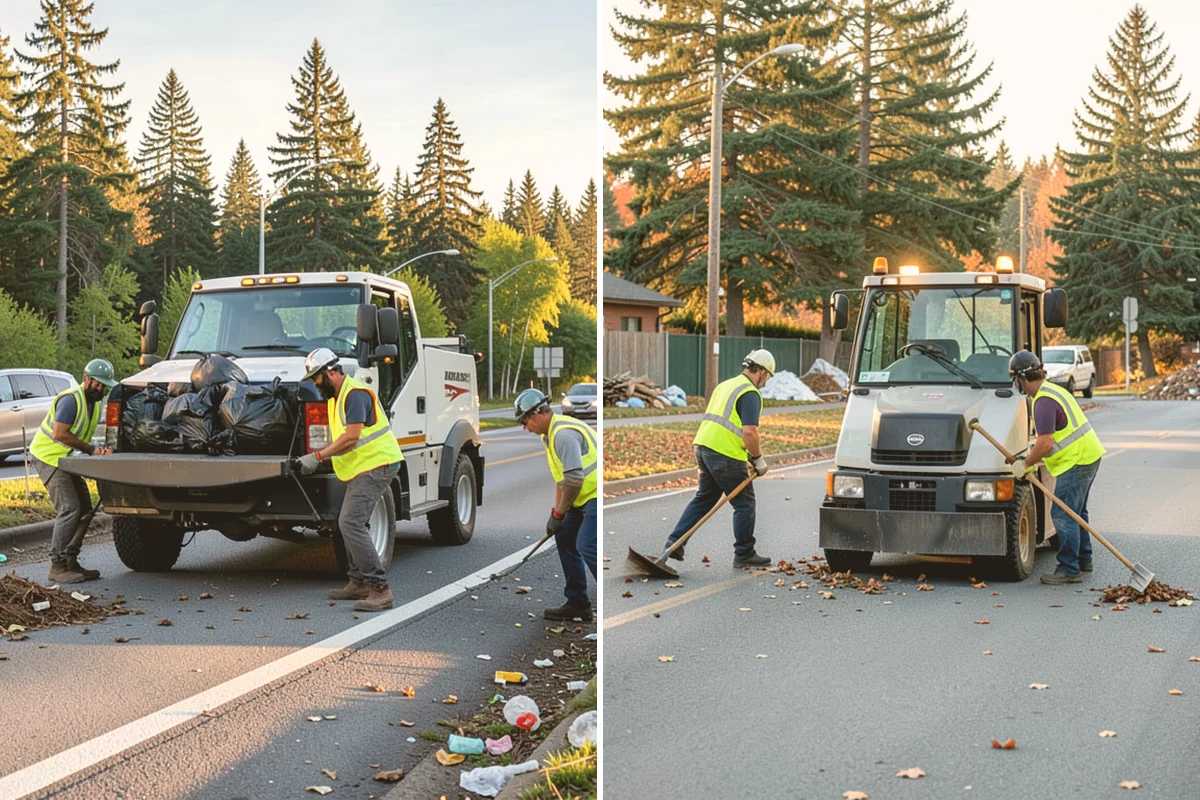 Street Sweeping in Lynnwood, Snohomish County, WA - Establish routes and sweeping frequency