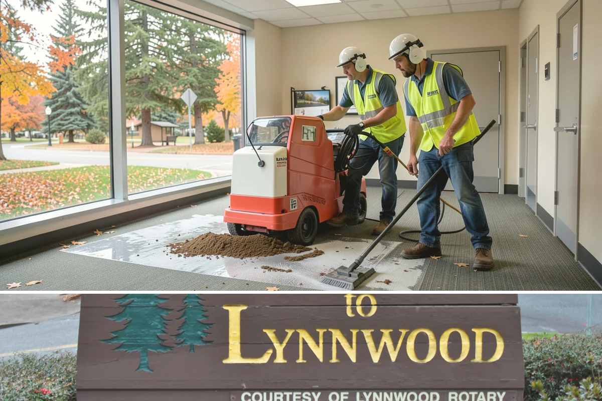 Street Sweeping in Lynnwood, Snohomish County, WA - Sweeping intensifies during fall leaf drop and after winter sanding to recover traction grit.
