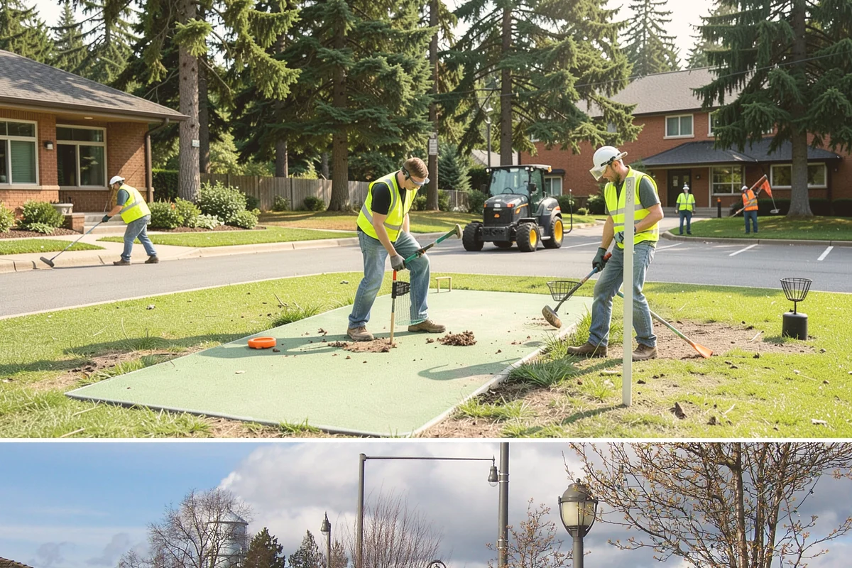 Street Sweeping in Marysville, Snohomish County, WA - Sweeping intensifies during fall leaf drop and after winter sanding to recover traction grit.