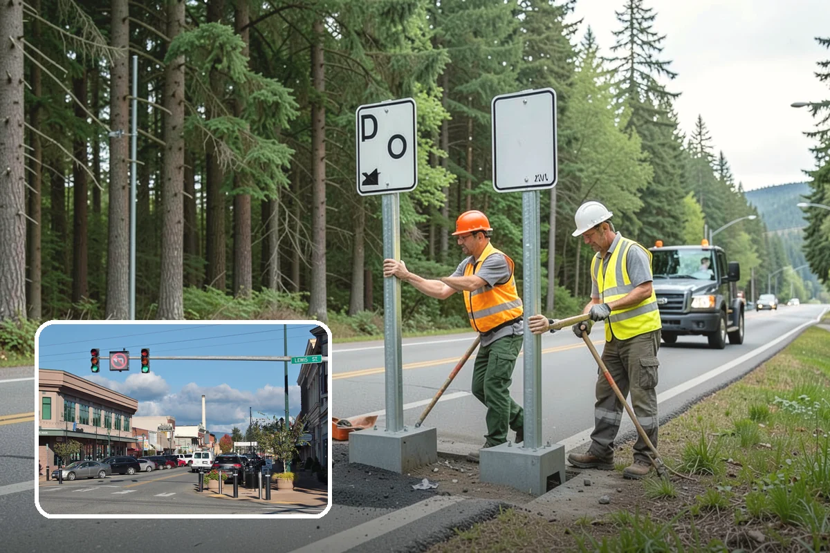 Street Sweeping in Monroe, Snohomish County, WA - Cleaner streets and storm inlets