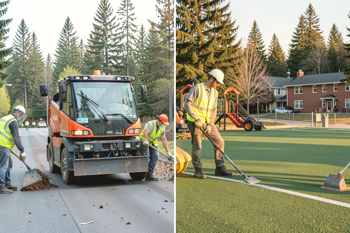 Street Sweeping in Mukilteo, Snohomish County, WA - Establish routes and sweeping frequency