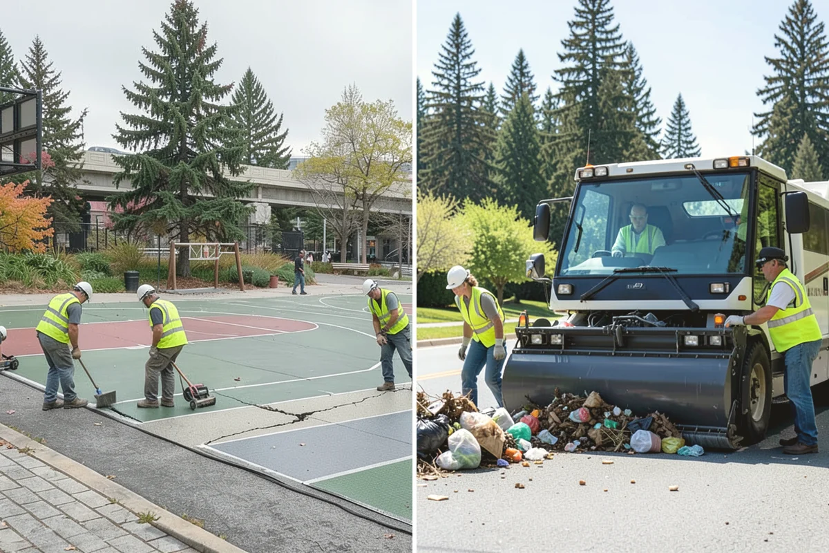 Street Sweeping in North Bend, King County, WA - Establish routes and sweeping frequency