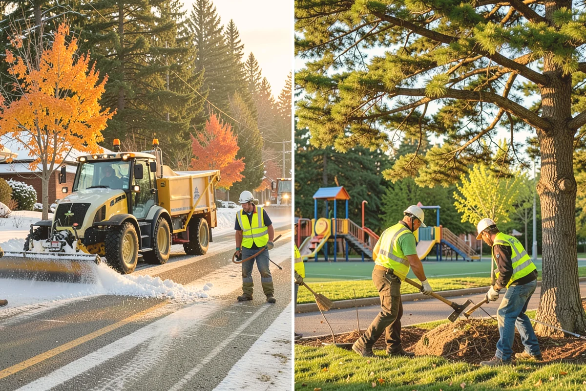 Street Sweeping in Orting, Pierce County, WA - Establish routes and sweeping frequency