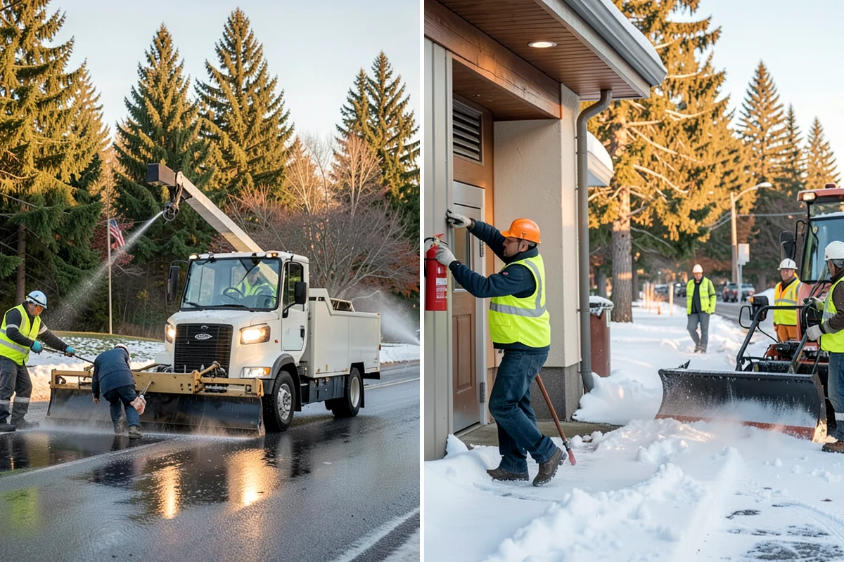 Street Sweeping in Puyallup, Pierce County, WA - Establish routes and sweeping frequency