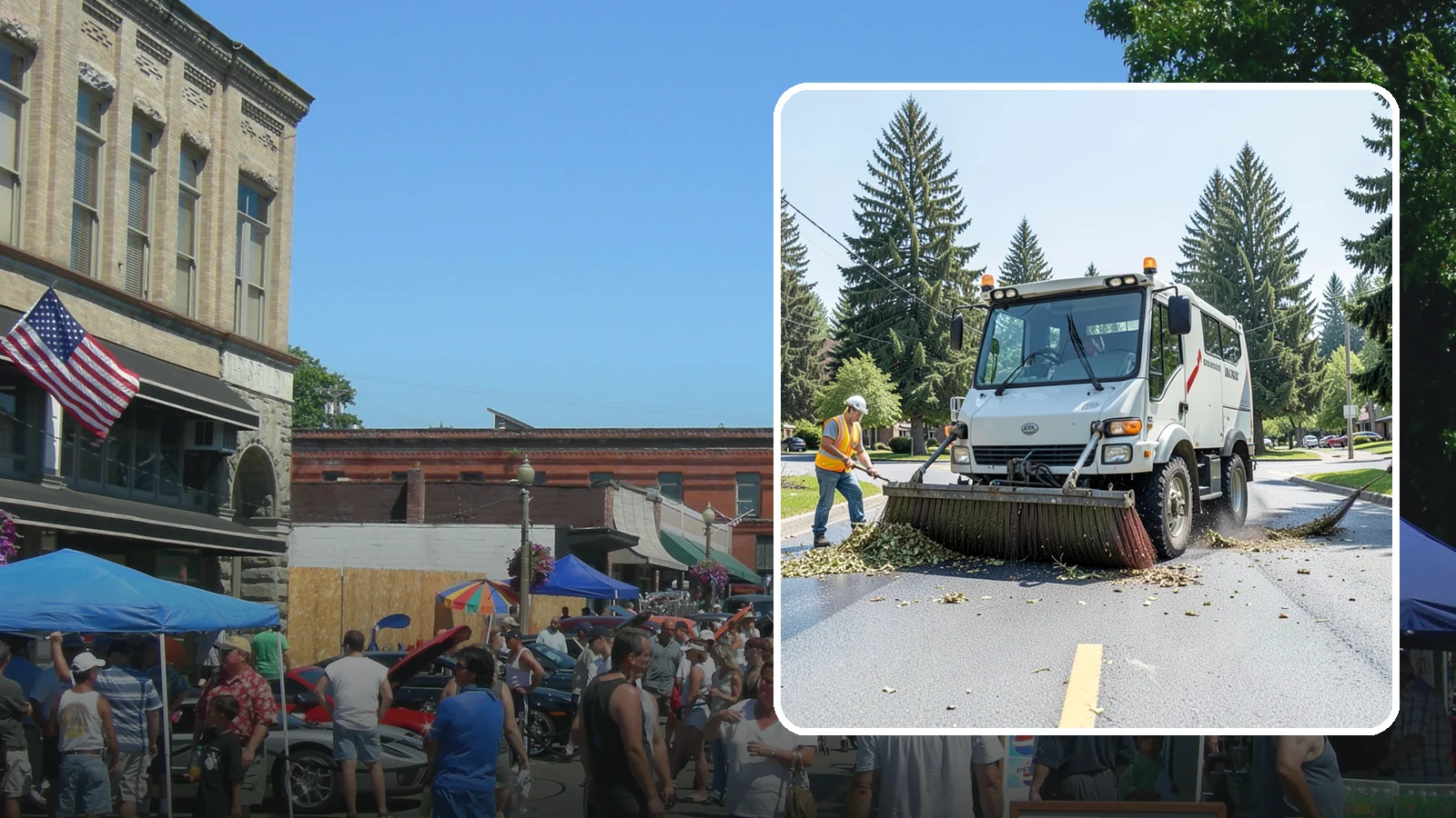 Street Sweeping in Snohomish, Snohomish County, WA - Routine and route-based mechanical sweeping of municipal streets and arterials.