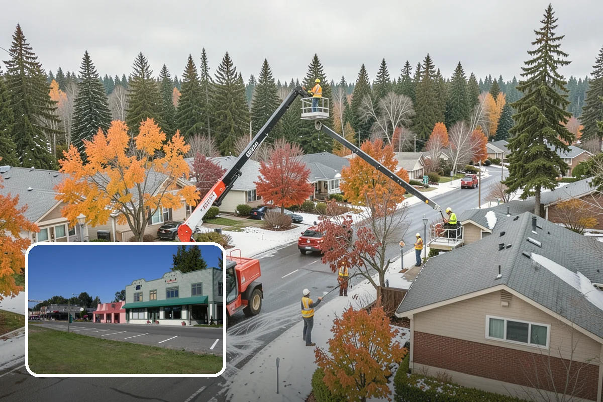 Street Sweeping in Snoqualmie, King County, WA - Cleaner streets and storm inlets