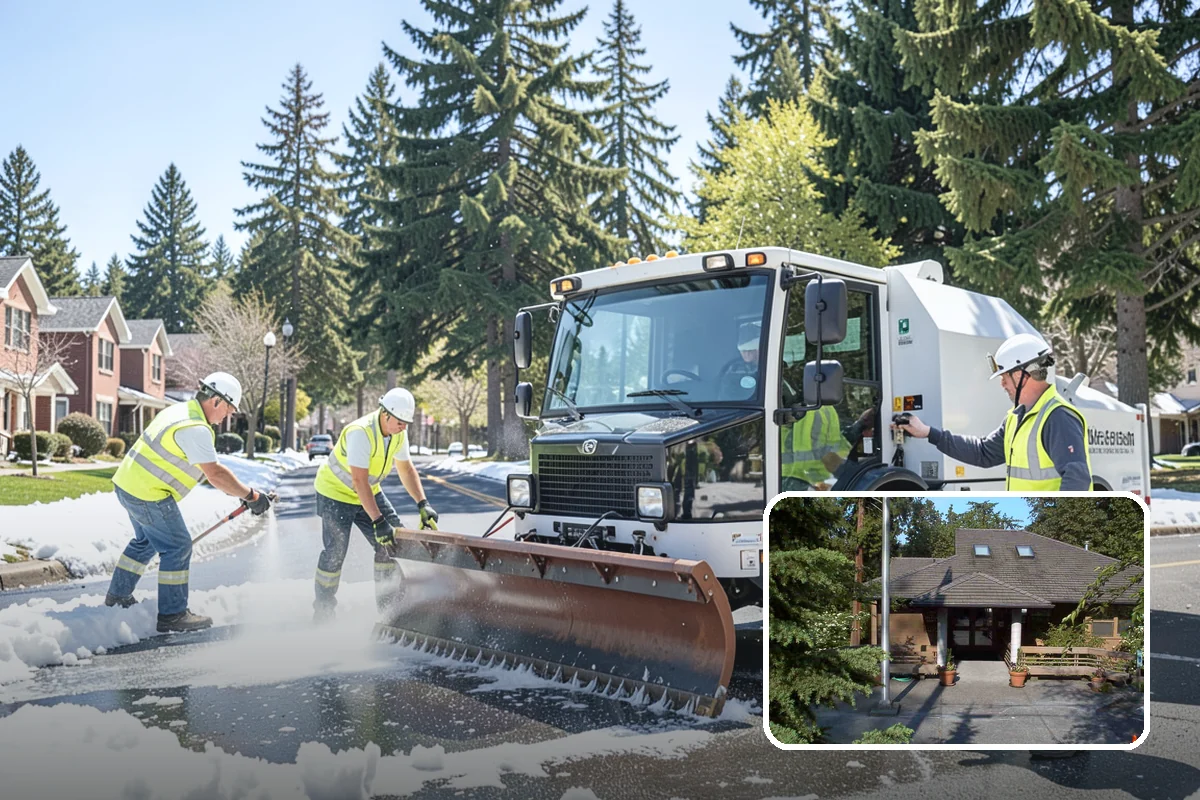 Street Sweeping in Yarrow Point, King County, WA - Cleaner streets and storm inlets