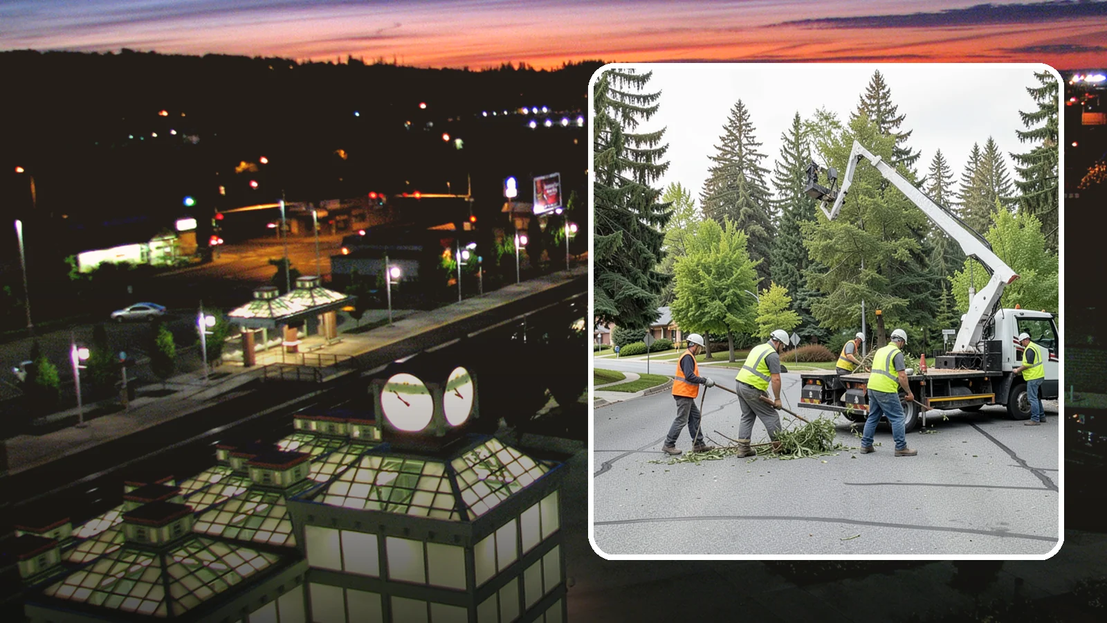 Street Tree Pruning in Auburn, King County, WA - Cyclical ANSI A300 pruning of public street trees to preserve canopy health while maintaining legal clearances over roadways and...