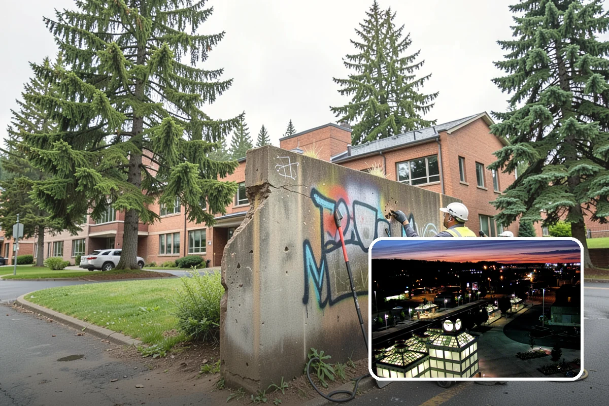 Street Tree Pruning in Auburn, King County, WA - Restores code-required clearance over roadways, sidewalks, and signals