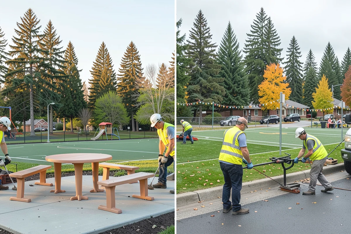 Street Tree Pruning in Beaux Arts Village, King County, WA - Inventory review and route sequencing by block or grid