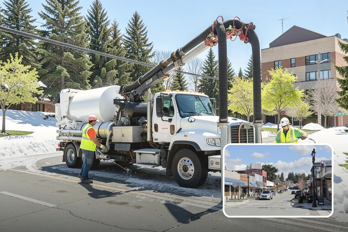 Street Tree Pruning in Bothell, King County, WA - Restores code-required clearance over roadways, sidewalks, and signals