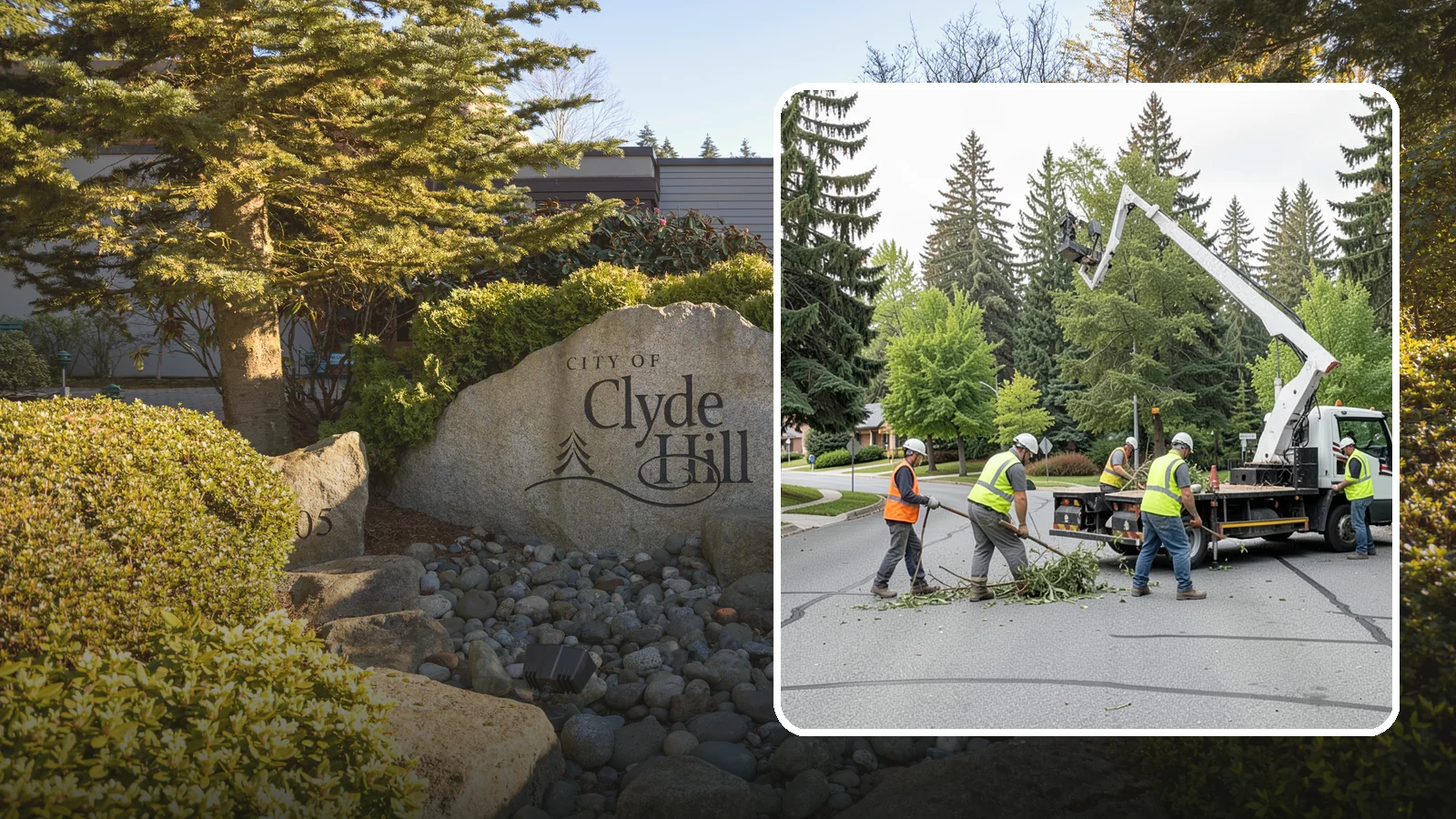 Street Tree Pruning in Clyde Hill, King County, WA - Cyclical ANSI A300 pruning of public street trees to preserve canopy health while maintaining legal clearances over roadways and...