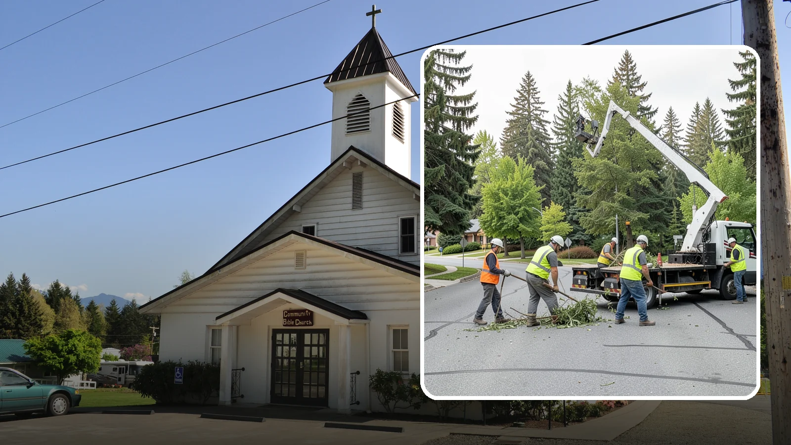 Street Tree Pruning in Concrete, Skagit County, WA - Cyclical ANSI A300 pruning of public street trees to preserve canopy health while maintaining legal clearances over roadways and...