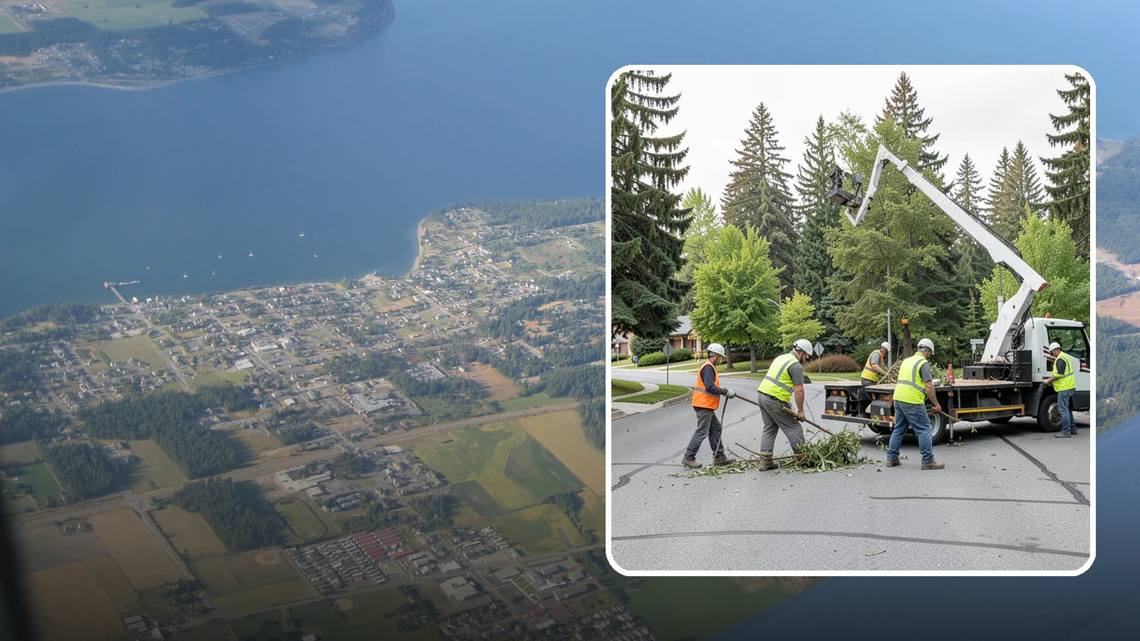 Street Tree Pruning in Coupeville, Island County, WA - Cyclical ANSI A300 pruning of public street trees to preserve canopy health while maintaining legal clearances over roadways and...