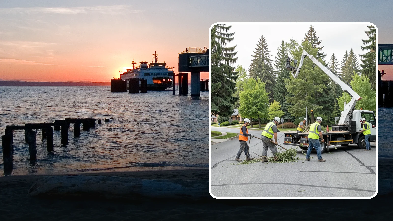 Street Tree Pruning in Edmonds, Snohomish County, WA - Cyclical ANSI A300 pruning of public street trees to preserve canopy health while maintaining legal clearances over roadways and...