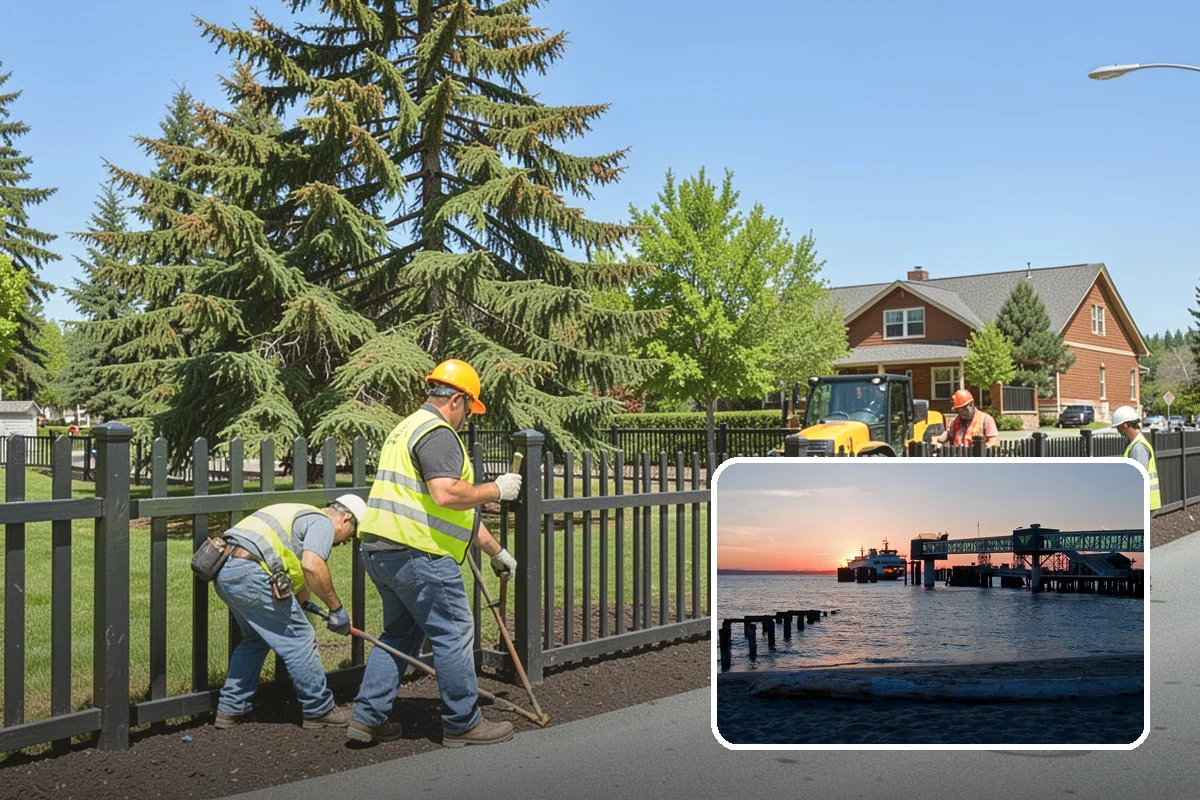 Street Tree Pruning in Edmonds, Snohomish County, WA - Restores code-required clearance over roadways, sidewalks, and signals