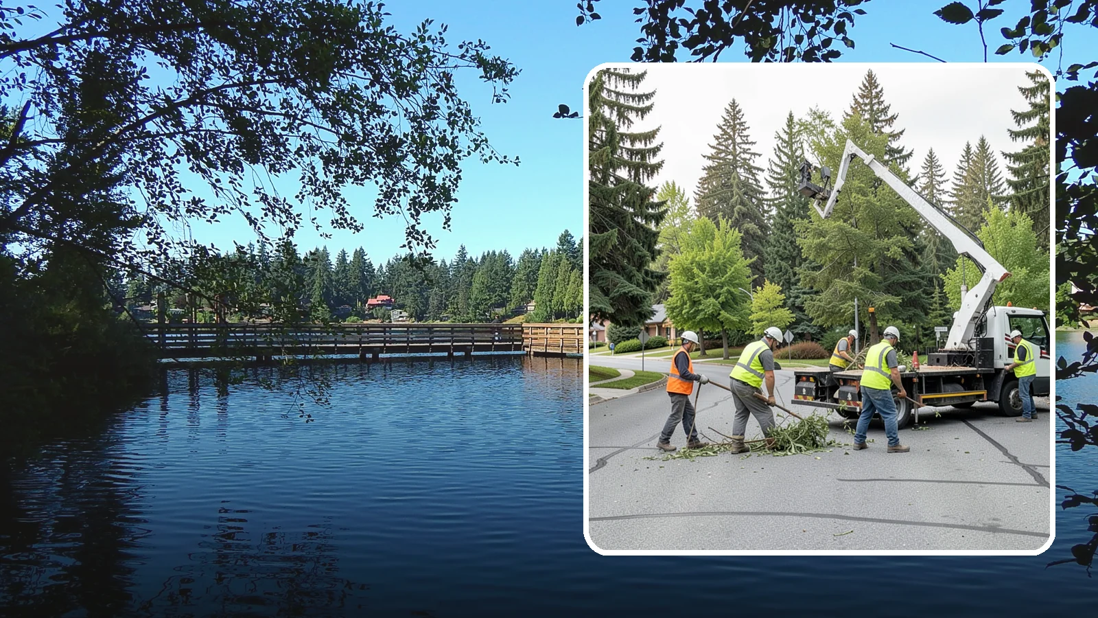 Street Tree Pruning in Federal Way, King County, WA - Cyclical ANSI A300 pruning of public street trees to preserve canopy health while maintaining legal clearances over roadways and...