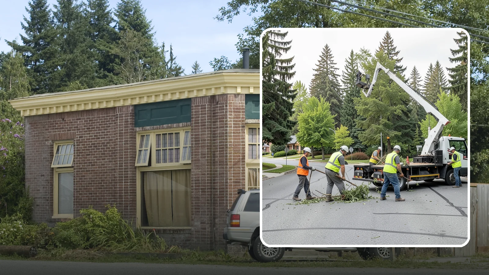 Street Tree Pruning in Hamilton, Skagit County, WA - Cyclical ANSI A300 pruning of public street trees to preserve canopy health while maintaining legal clearances over roadways and...